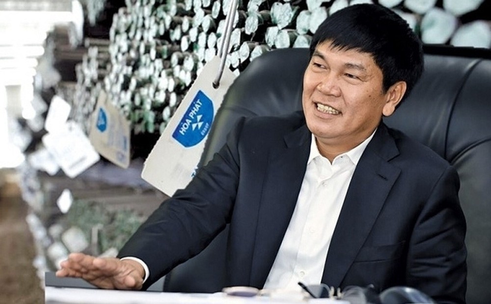 Cổ phiếu Hoà Phát giảm mạnh sau lời phát biểu của Chủ tịch Trần Đình Long