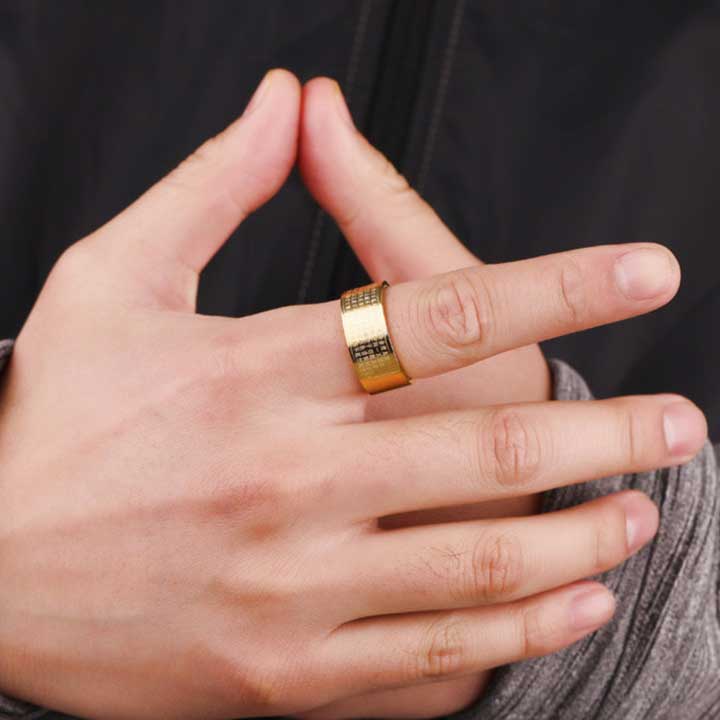Ý nghĩa đeo nhẫn nam vàng tây trên ngón trỏ