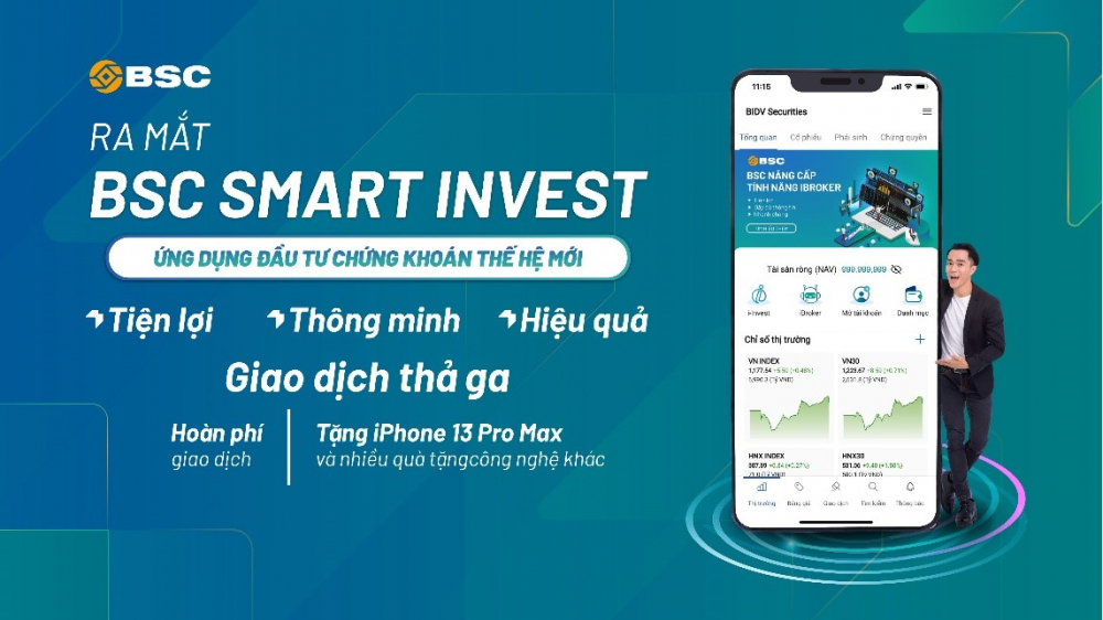 Đăng nhập chứng khoán BIDV qua ứng dụng BSC Smart Invest