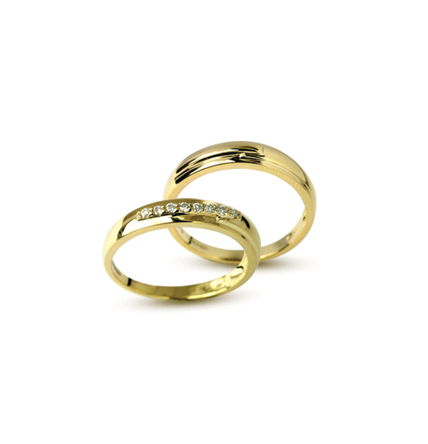 Nhẫn cưới SJC vàng 18K NUDG0070A-B