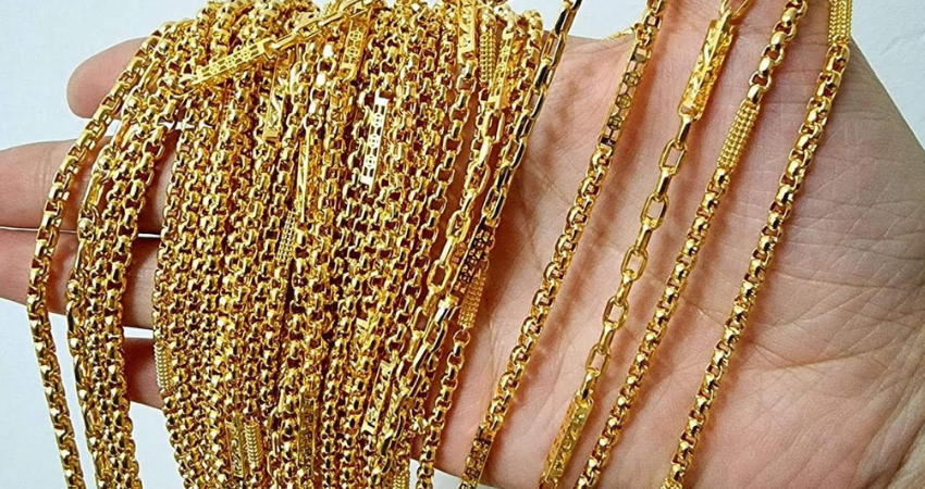 Các loại dây chuyền vàng nam 1 chỉ trên thị trường