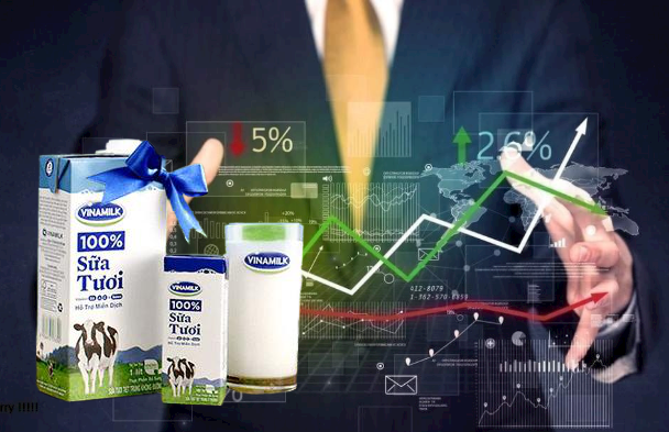 Cổ phiếu VNM của Công ty cổ phần Sữa Việt Nam thành điểm sáng trên thị trường
