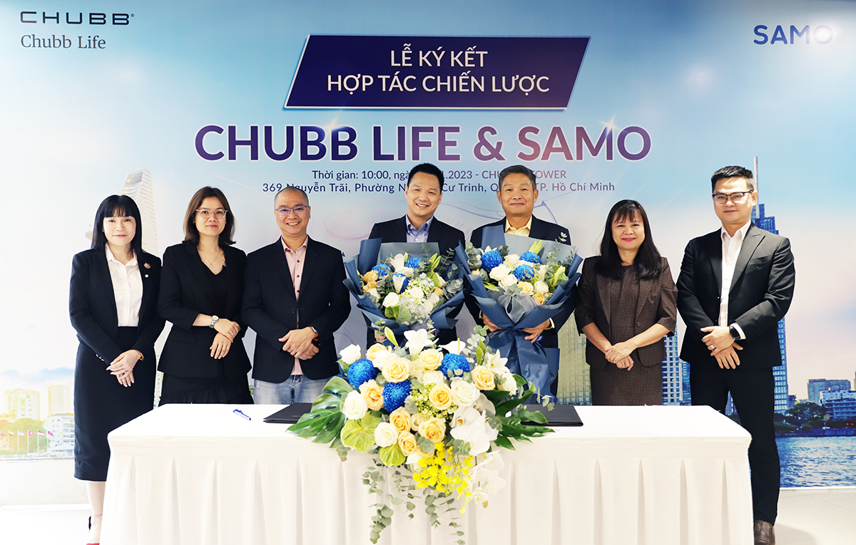 Thỏa thuận hợp tác giữa SAMO và Chubb Life hứa hẹn đem đến các giá trị hữu ích cho khách hàng