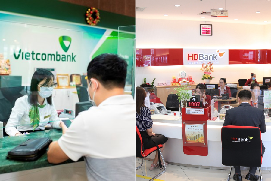 Hai ngân hàng Vietcombank và HDBank vừa công bố điều chỉnh lãi suất cho vay